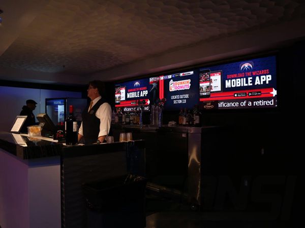 美國華盛頓訓練俱樂部室內led全彩顯示屏