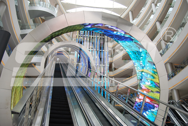 商業(yè)空間升級,LED全彩屏,沉浸式,廣告方案