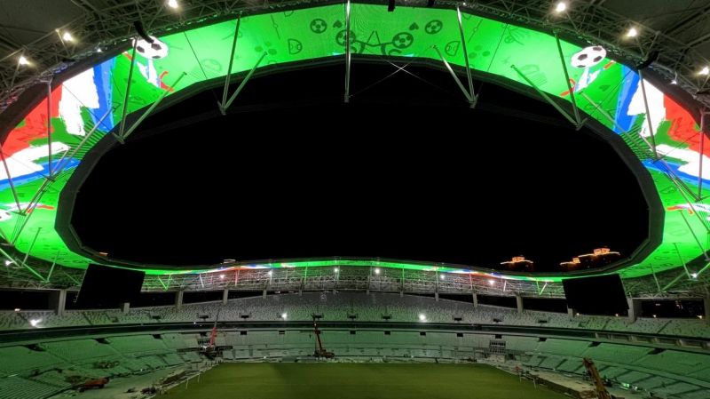 LED天幕屏,現身,上海體育場