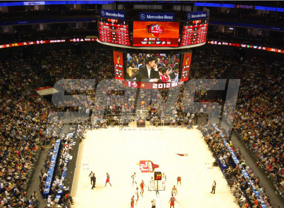 職業籃球,聯賽,場館,升級,環形,斗屏,增強觀賽,沉浸感