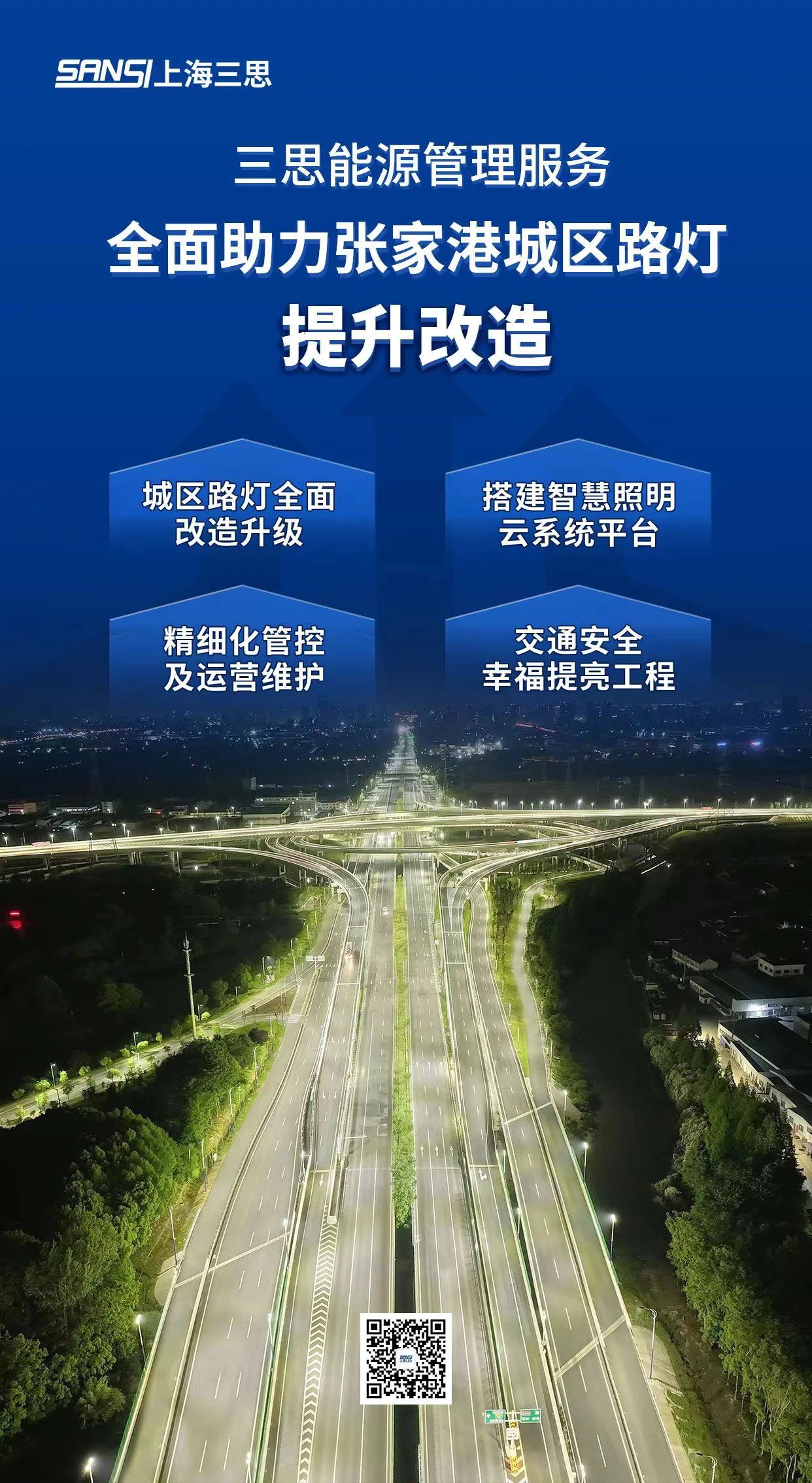 重磅,三思,能源管理服務,全面助力,張家港,城區,路燈升級改造