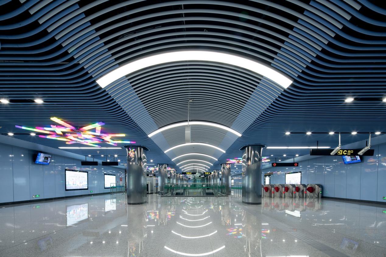 地鐵照明燈,支持,智能調色溫,早晚高峰,自動切換,舒適,光環境