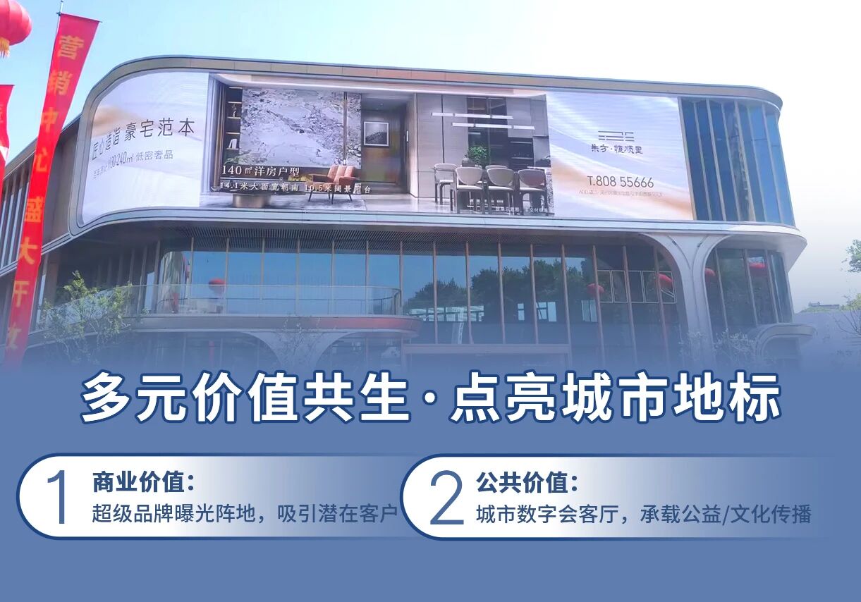 技術賦能城市封面,三思LED大屏,鑄就恒順里,智慧新地標